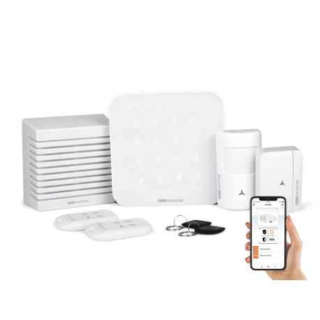 Bezprzewodowy system alarmowy Wifi i GSM 4G KitAlarm - SCS Sentinel