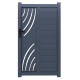 Furtka z aluminium gotowa do instalacji 100x160 cm ARTY WAVE - X-METAL