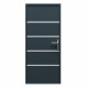 Drzwi wejściowe Lisandre z aluminium 96x218cm - antracytowo-szare - otwierane na lewo - X-METAL