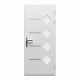 Drzwi wejściowe Axium z aluminium 96x218cm - antracytowo-szare - otwierane na lewo - X-METAL