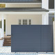  Brama przesuwna z nowoczesnego aluminium 350x158cm GARDE - X-Metal