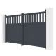 Brama skrzydłowa z aluminium AXIS ALTO 300x158cm - X-METAL