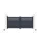 Brama skrzydłowa z aluminium AXIS GROW 300x140cm - X-METAL