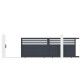 Brama przesuwna z aluminium AXIS VECTO 400x140cm - X-METAL