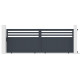 Brama przesuwna z aluminium AXIS VECTO 400x140cm - X-METAL