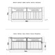 Brama przesuwna z aluminium AXIS VECTO 400x158cm - X-METAL