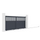 Brama przesuwna z aluminium AXIS ALTO 300x140cm - X-METAL