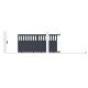 Brama przesuwna z aluminium AXIS ALTO 300x140cm - X-METAL