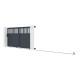 Brama przesuwna z aluminium AXIS ALTO 300x158cm - X-METAL