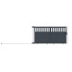 Brama przesuwna z aluminium AXIS ALTO 300x158cm - X-METAL