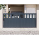 Brama przesuwna z aluminium AXIS ALTO 340x140cm - X-METAL