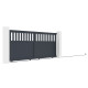 Brama przesuwna z aluminium AXIS ALTO 340x140cm - X-METAL