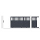 Brama przesuwna z aluminium AXIS ALTO 340x140cm - X-METAL