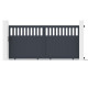 Brama przesuwna z aluminium AXIS ALTO 340x158cm - X-METAL