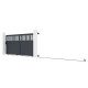 Brama przesuwna z aluminium AXIS ALTO 340x158cm - X-METAL