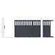 Brama przesuwna z aluminium AXIS ALTO 340x158cm - X-METAL