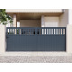 Brama przesuwna z aluminium AXIS ALTO 400x158cm - X-METAL
