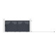 Brama przesuwna z aluminium AXIS TIME 300x140cm - X-METAL