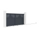 Brama przesuwna z aluminium AXIS TIME 300x140cm - X-METAL