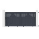 Brama przesuwna z aluminium AXIS TIME 300x140cm - X-METAL