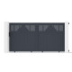 Brama przesuwna z aluminium AXIS TIME 300x158cm - X-METAL