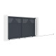 Brama przesuwna z aluminium AXIS TIME 300x158cm - X-METAL
