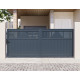 Brama przesuwna z aluminium AXIS TIME 340x140cm - X-METAL
