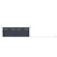Brama przesuwna z aluminium AXIS TIME 400x140cm - X-METAL