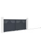 Brama przesuwna z aluminium AXIS TIME 400x140cm - X-METAL