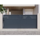 Brama przesuwna z aluminium AXIS TIME 400x158cm - X-METAL
