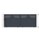 Brama przesuwna z aluminium AXIS TIME 400x158cm - X-METAL