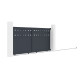 Brama przesuwna z aluminium AXIS FILM 300x140cm - X-METAL