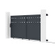 Brama przesuwna z aluminium AXIS FILM 300x140cm - X-METAL