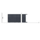 Brama przesuwna z aluminium AXIS FILM 300x140cm - X-METAL