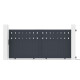 Brama przesuwna z aluminium AXIS FILM 300x140cm - X-METAL