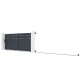 Brama przesuwna z aluminium AXIS FILM 340x140cm - X-METAL