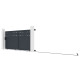Brama przesuwna z aluminium AXIS FILM 340x158cm - X-METAL