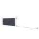 Brama przesuwna z aluminium AXIS FILM 400x140cm - X-METAL
