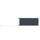 Brama przesuwna z aluminium AXIS FILM 400x158cm - X-METAL