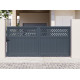 Brama przesuwna z aluminium AXIS GROW 300x140cm - X-METAL