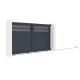 Brama przesuwna z aluminium AXIS GROW 300x158cm - X-METAL