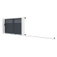 Brama przesuwna z aluminium AXIS GROW 300x158cm - X-METAL