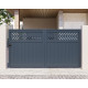 Brama przesuwna z aluminium AXIS GROW 300x158cm - X-METAL