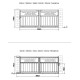 Brama przesuwna z aluminium AXIS GROW 340x140cm - X-METAL