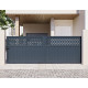 Brama przesuwna z aluminium AXIS GROW 400x140cm - X-METAL