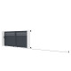 Brama przesuwna z aluminium AXIS GROW 400x158cm - X-METAL
