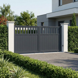 Brama przesuwna z aluminium AXIS ALTO 340x158cm - X-METAL