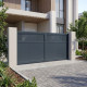 Brama przesuwna z aluminium AXIS TIME 400x158cm - X-METAL