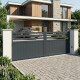 Brama przesuwna z aluminium AXIS VECTO 340x140cm - X-METAL