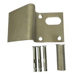 Centralny odbojnik do bram skrzydłowych stalowych X-METAL